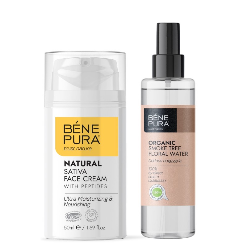 Bio Peruukkipensas Kukkavesi ja Kosteuttava kasvovoide - GMC