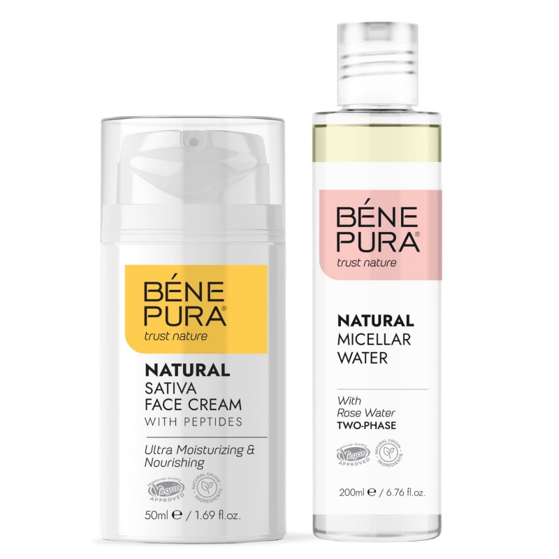 Kaksivaiheinen Misellivesi ja Kosteuttava kasvovoide - GMC