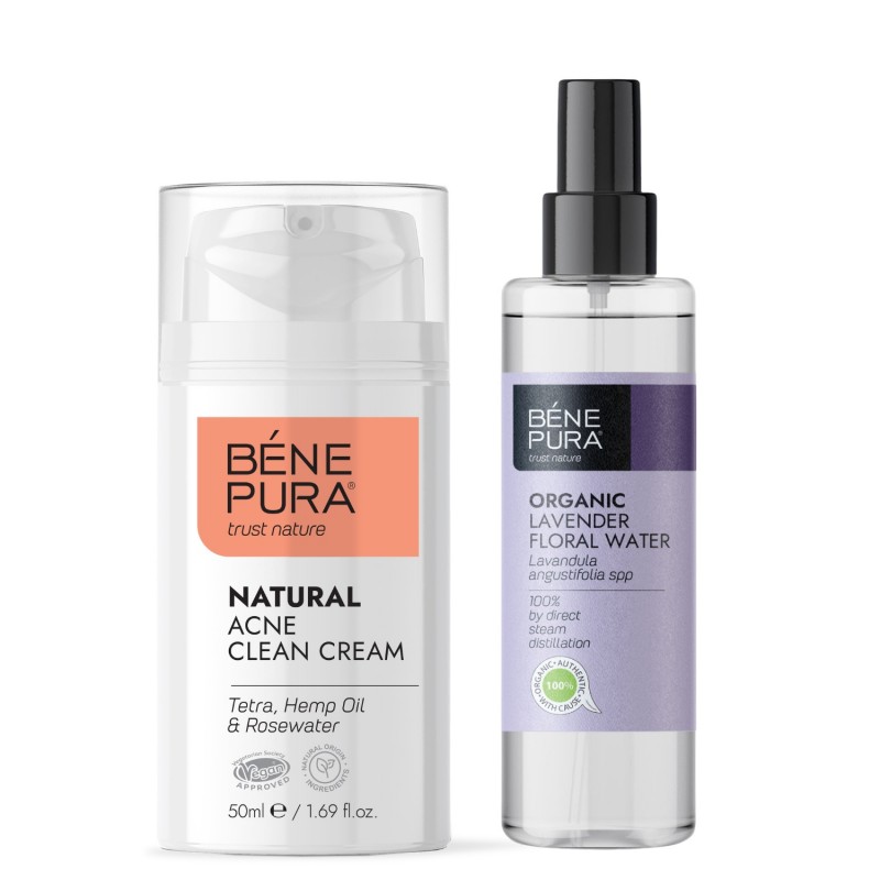 Anti-Akne Kasvovoide ja Bio Laventelin Kukkavesi - 