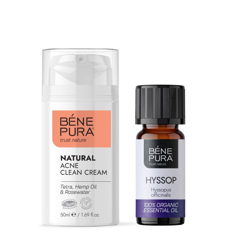 Anti-Akne Kasvovoide ja Bio Iisopin Eteerinen öljy - 