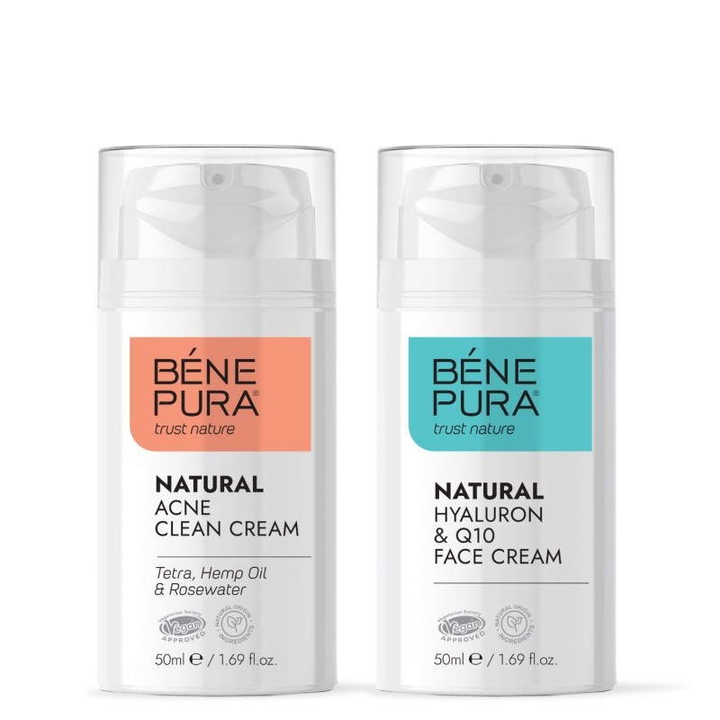 Anti-Akne Kasvovoide ja Hyaluron & Q10 Kasvovoide - GMC