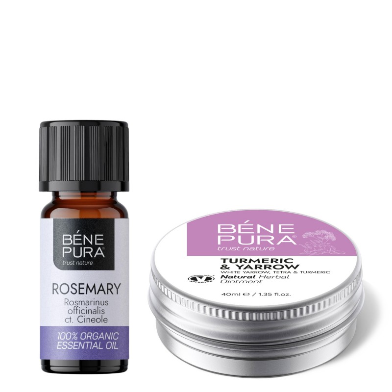 Voide Peräpukamien kanssa Valkoinen Siankärsämö, Siankärsän, Tetran Ja Kurkuman ja Bio Rosmariini Cineoli Eteerinen öljy - GMC