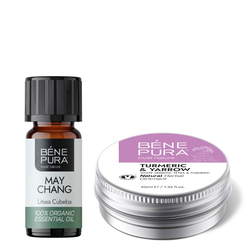 Voide Peräpukamien kanssa Valkoinen Siankärsämö, Siankärsän, Tetran Ja Kurkuman ja Bio Litsea Cubeba Eteerinen öljy - GMC