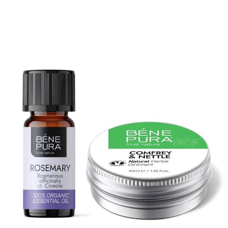 Voide Nivel kanssa Raunioyrtin ja Nokkosen ja Bio Rosmariini Cineoli Eteerinen öljy - GMC