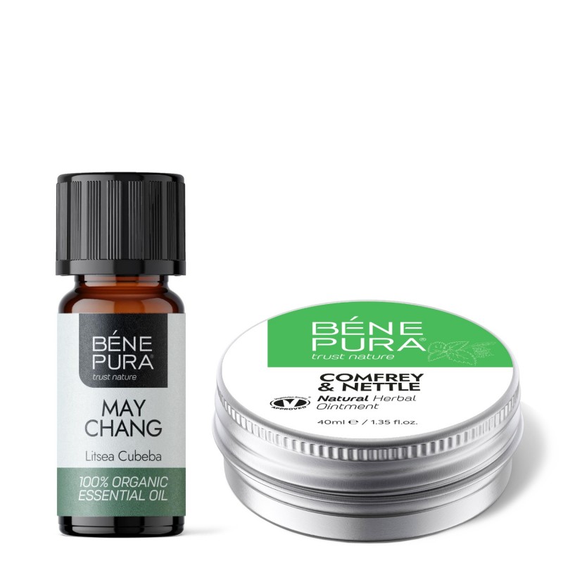 Voide Nivel kanssa Raunioyrtin ja Nokkosen ja Bio Litsea Cubeba Eteerinen öljy - GMC