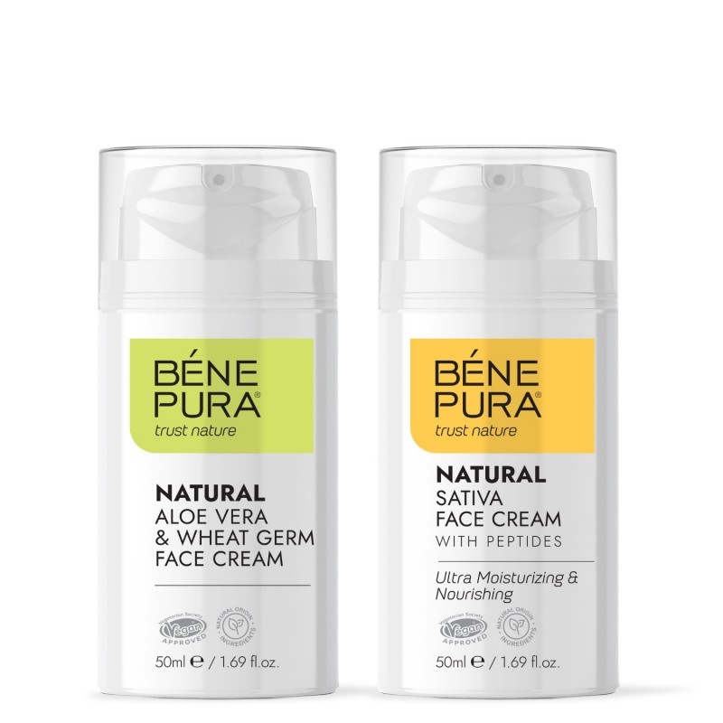 Aloe Vera Kasvovoide ja Kosteuttava kasvovoide - 