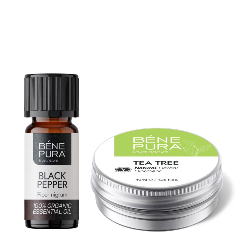 Voide Kutinaan kanssa Teepuu ja Bio Mustapippuri Eteerinen öljy - GMC