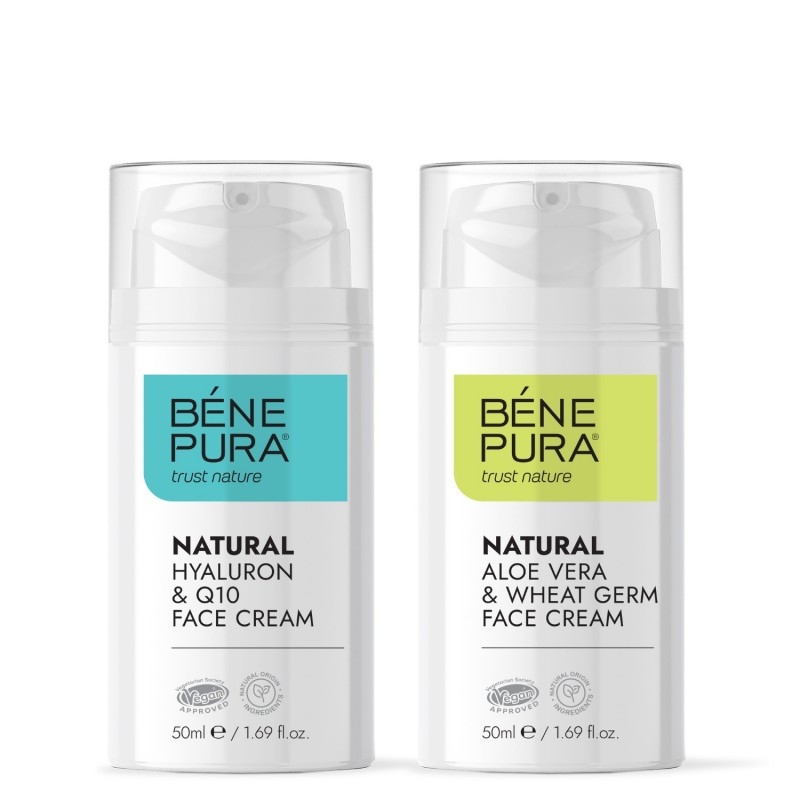 Hyaluron & Q10 Kasvovoide ja Aloe Vera Kasvovoide - GMC