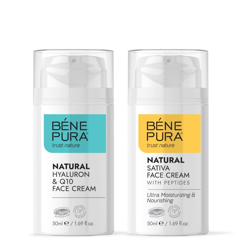 Hyaluron & Q10 Kasvovoide ja Kosteuttava kasvovoide - GMC