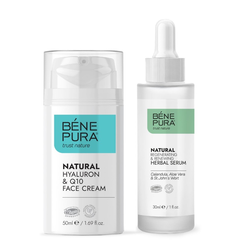 Hyaluron & Q10 Kasvovoide ja Regeneroiva Kasvoseerumi - GMC