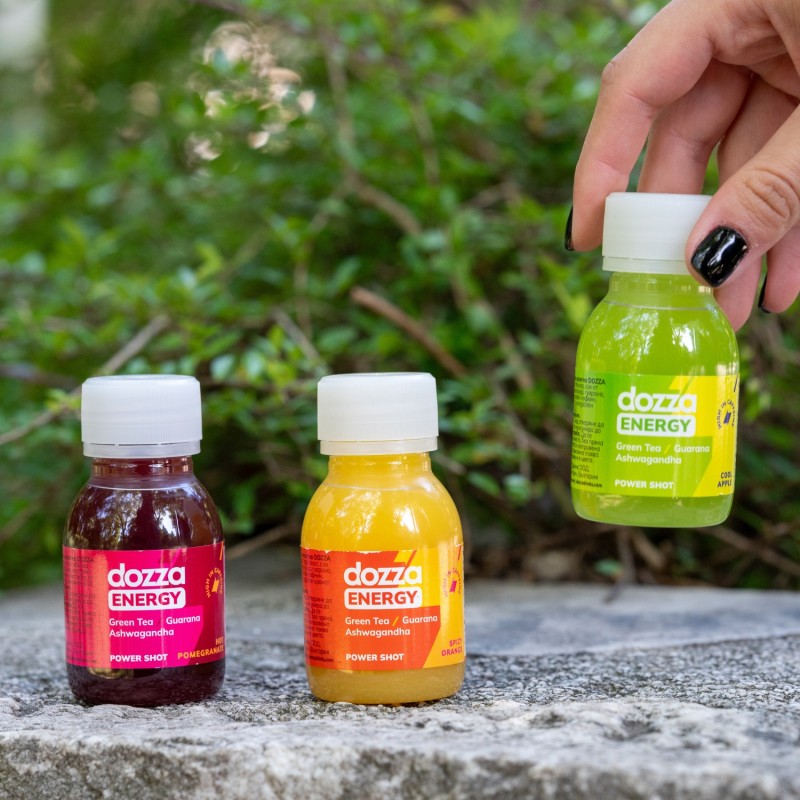 6x Pack DOZZA Energy Cool Apple Energy shot - 60ml - Benepura.fi 6x Pack DOZZA Energy Cool Apple Energy shot - 60ml