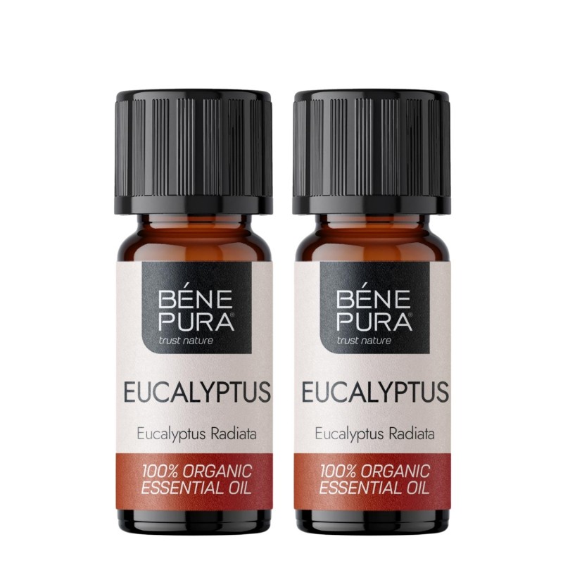 2x Bio Eucalyptus Radiata Eteerinen öljy - 5ml - Eteeriset öljyt