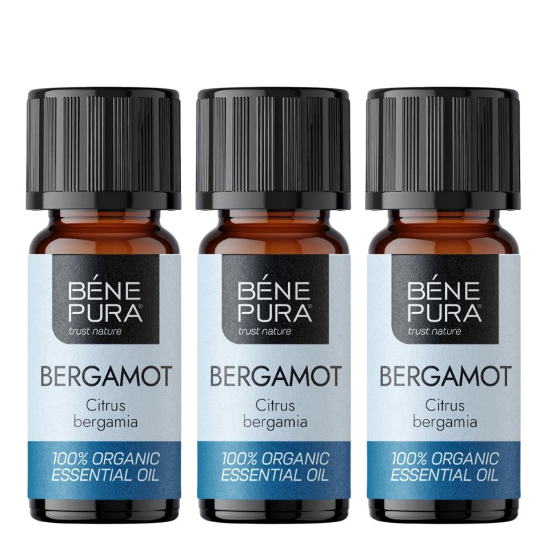 3x Bio Bergamotti Eteerinen öljy - 10ml - Eteeriset öljyt