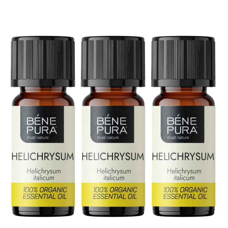 3x Bio Helichrysum Eteerinen öljy - 5ml - Eteeriset öljyt