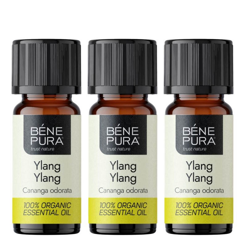 3x Bio Ylang-ylang Eteerinen öljy - 5ml - Eteeriset öljyt