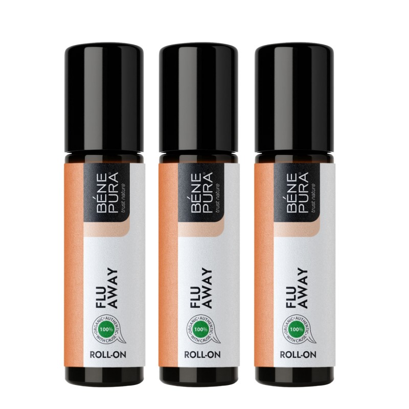 3x Roll-on "Flunssa Pois" Bio Eteerisistä Öljyistä - 10ml - Tuotevertailu