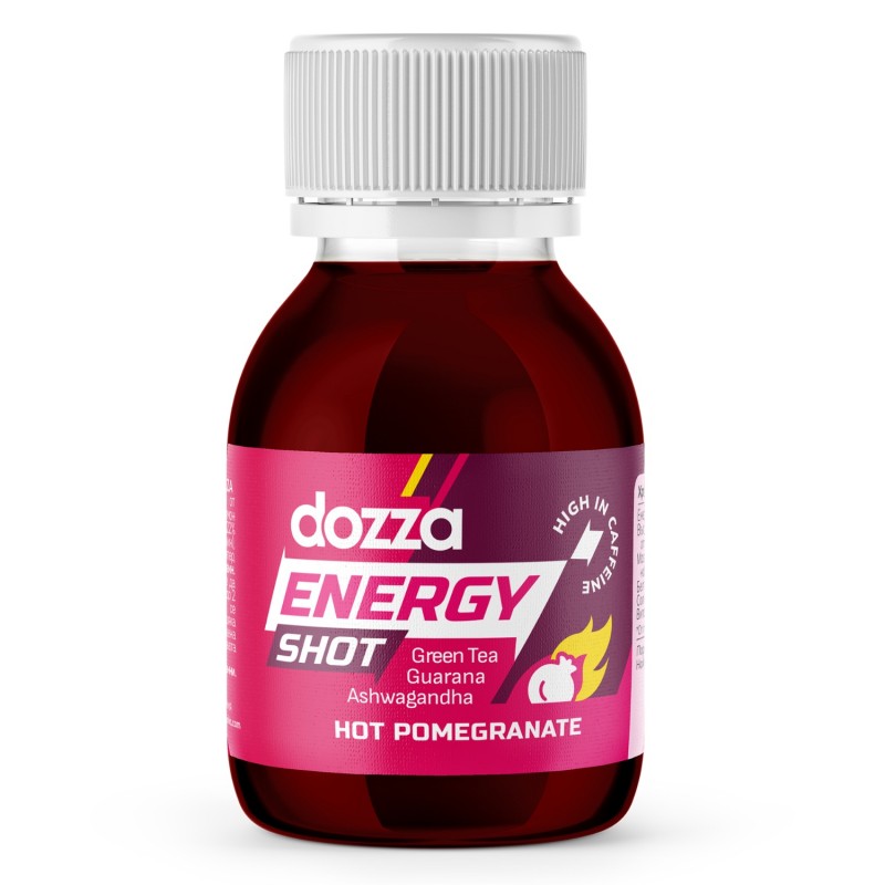 DOZZA Energy Hot Pomegranate Energy shot - 60ml - Tuotevertailu