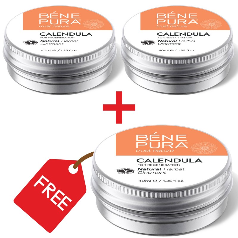 3x Voide Palovamma ja Haava kanssa Kehäkukka - 40ml - 