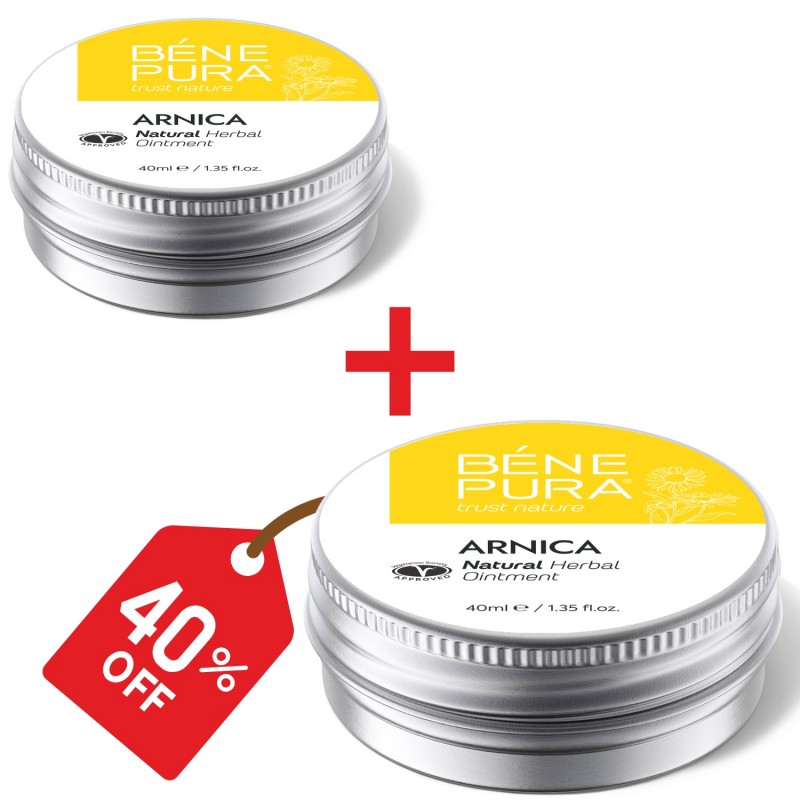 2x Voide Mustelma ja Lihas kanssa Arnica - 40ml - Voiteet mustelmille