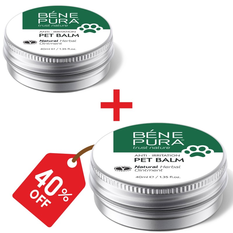 2x Anti-ärsytys Lemmikkieläin Balsami, Jossa Piharatamo - 40ml - Tuotevertailu