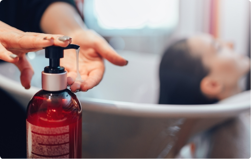 Lisäaineena shampooseen tai hoitoaineeseen