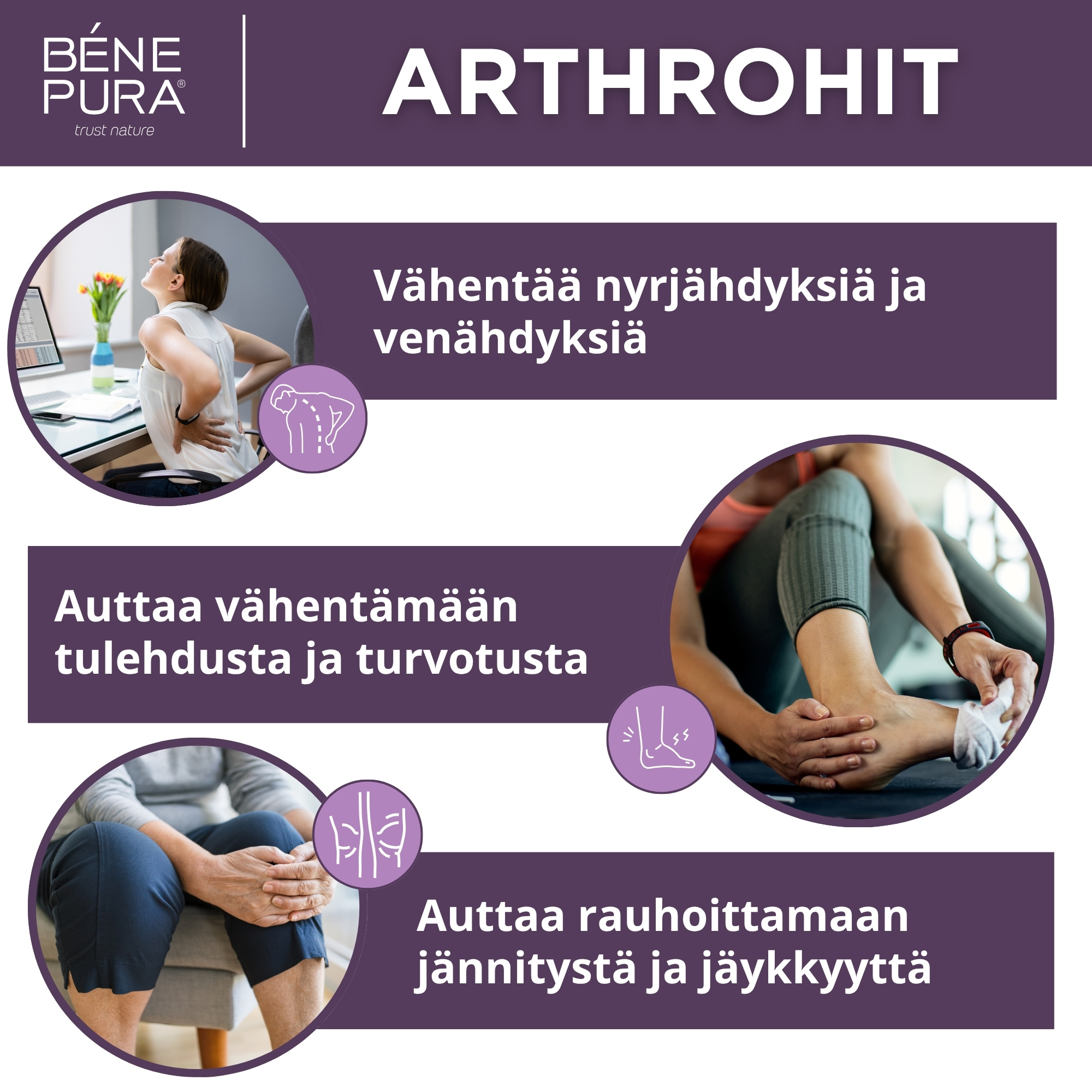 "Voiteet Nivelkipuihin, Lihaskipuihin ja Mustelmille 2" Set