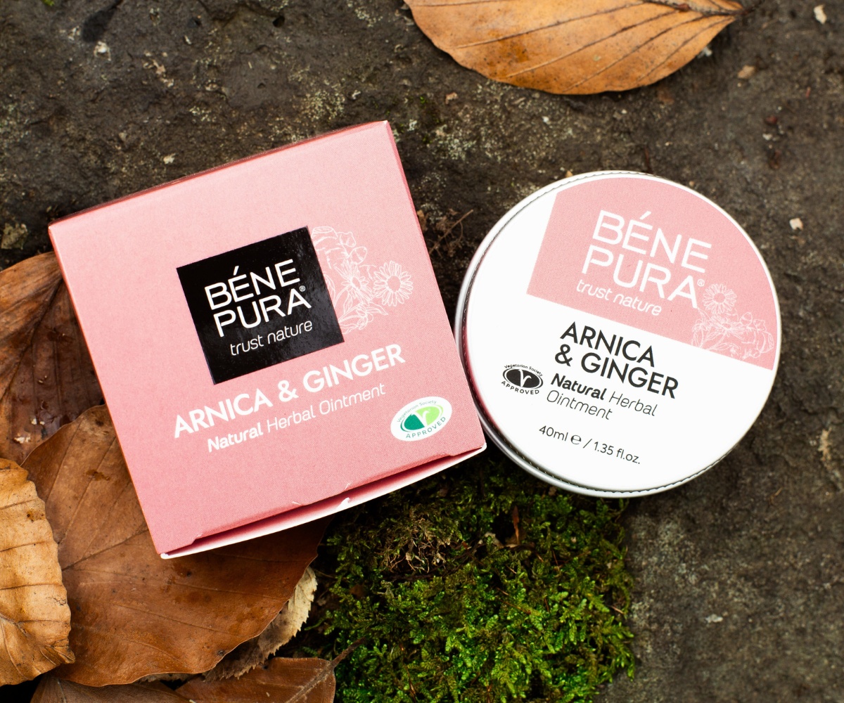 Voide Mustelma ja Lihas kanssa Arnica ja Inkivääri - 40ml
